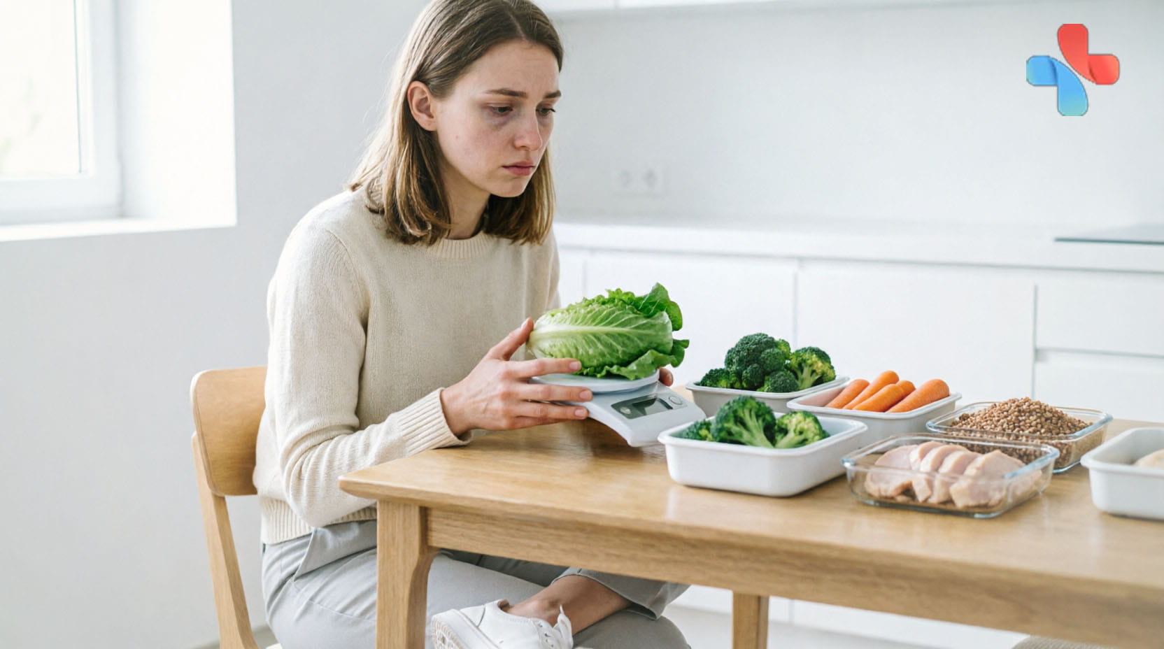 Девушка на строгой диете